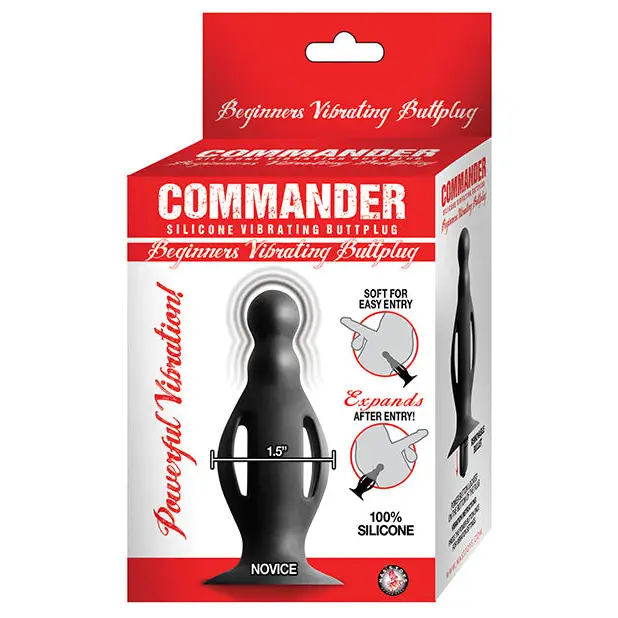 Commander Beginners Vibrating Butt Plug Small - Anal Toys