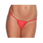 Coquette G-String One Size Fits Most (Queen) / Red Coquette Low Rise Lycra G-String at the Haus of Shag