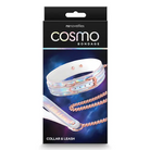 Cosmo Bondage Collar: White bracelet with rose gold chain from Cosmo Bondage Collar & Leash Rainbow