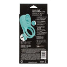 CalExotics Stimulators Couple's Enhancers Silicone Rechargeable French Kiss Enhancer - Teal at the Haus of Shag