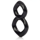 CalExotics Penis Enhancement Crazy 8 Enhancer Double Cock Ring - Black at the Haus of Shag