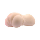 Crazy Bull No Lube Realistic Vagina Masturbator Sleeve - Ivory - Manual Stroker