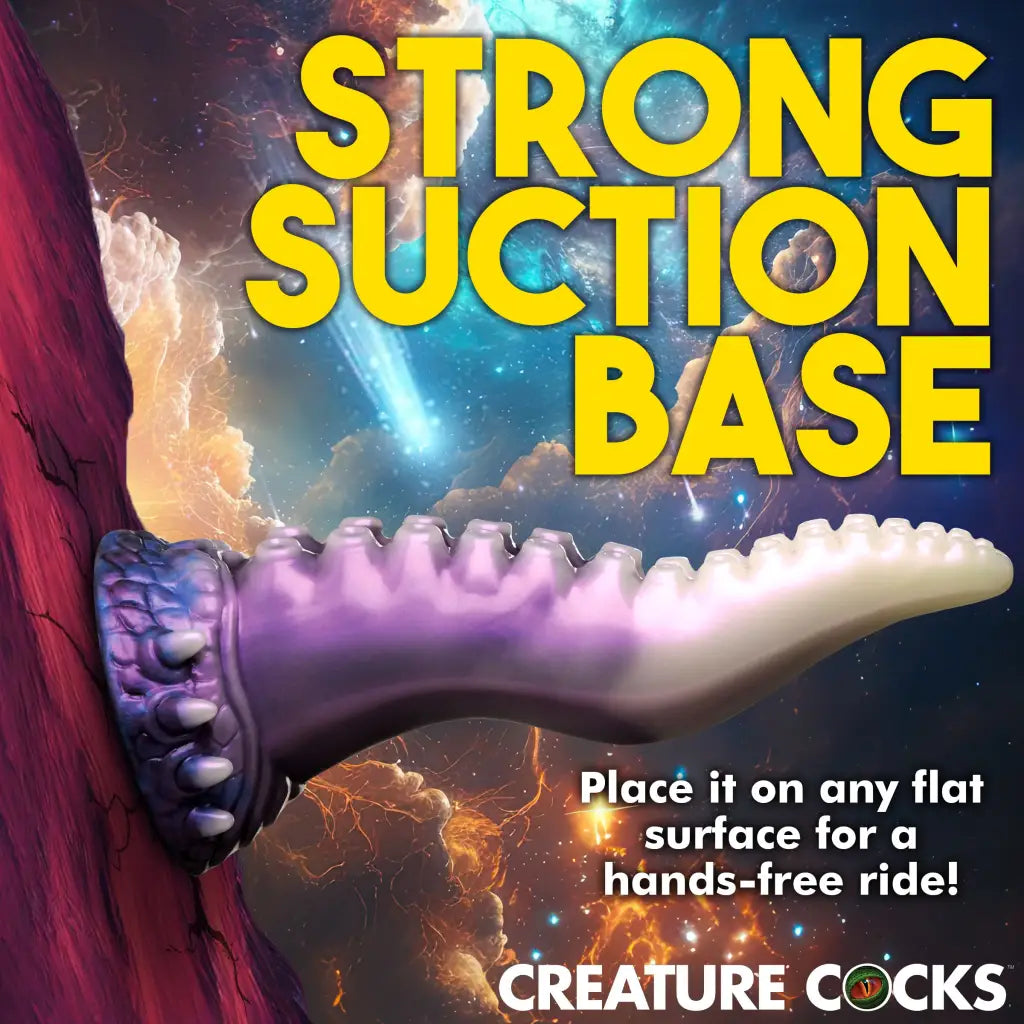 Creatur Cock Astropus Tentacle Silicone Dildo - Purple - Fantasy Dildo