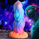 Creature Cocks Alien Invader Glow-in-the-dark Silicone Dildo - Glow in the Dark - Fantasy Dildo