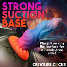 Creature Cocks Alien Invader Glow-in-the-dark Silicone Dildo - Glow in the Dark - Fantasy Dildo