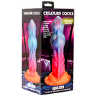 Creature Cocks Aqua-Cock Glow-in-the-Dark Silicone Dildo - Glow in the Dark - Fantasy Dildo