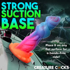 Creature Cocks Aqua-Cock Glow-in-the-Dark Silicone Dildo - Glow in the Dark - Fantasy Dildo