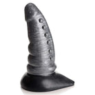 Beastly Tapered Bumpy Silicone Dildo with flared base and textured, raised bumps