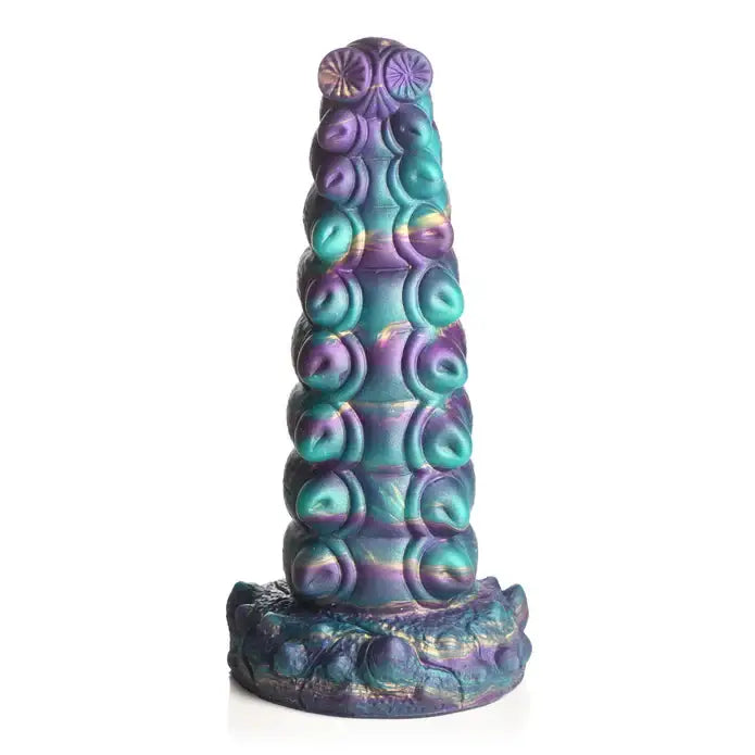 Creature Cocks Chrysalis Silicone Dildo - Blue - Fantasy Dildo