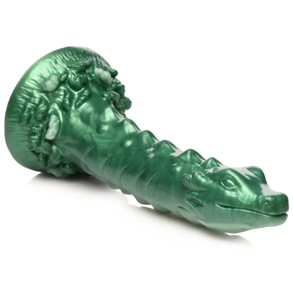 Creature Cocks Cockness Monster Lake Creature Silicone Dildo - Green - Fantasy Dildo