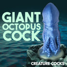 Creature Cocks Cocktopus Silicone Dildo, octopus tentacle with suction cups, water based lubricants