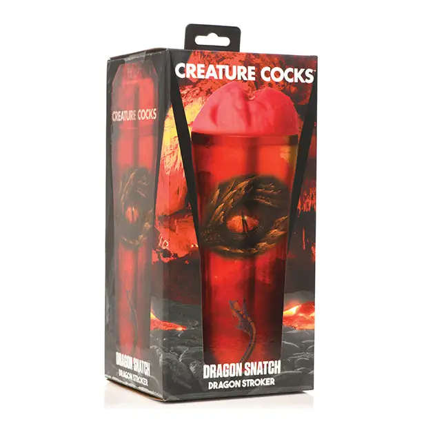 Creature Cocks Dragon Snatch Dragon Stroker - Red - Manual Stroker