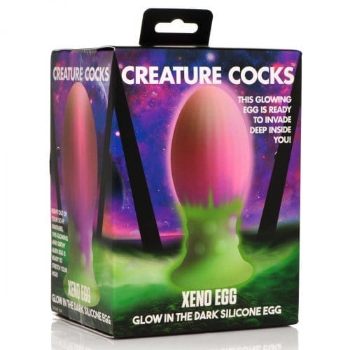 Creature Cocks Fantasy Dildo Creature Cocks Xeno Egg Glow in the Dark Silicone Egg at the Haus of Shag