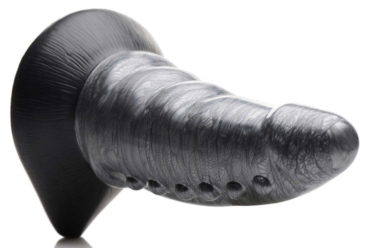 Creature Cocks Fantasy Dildo Gray Creature Cocks Beastly Tapered Bumpy Silicone Dildo at the Haus of Shag