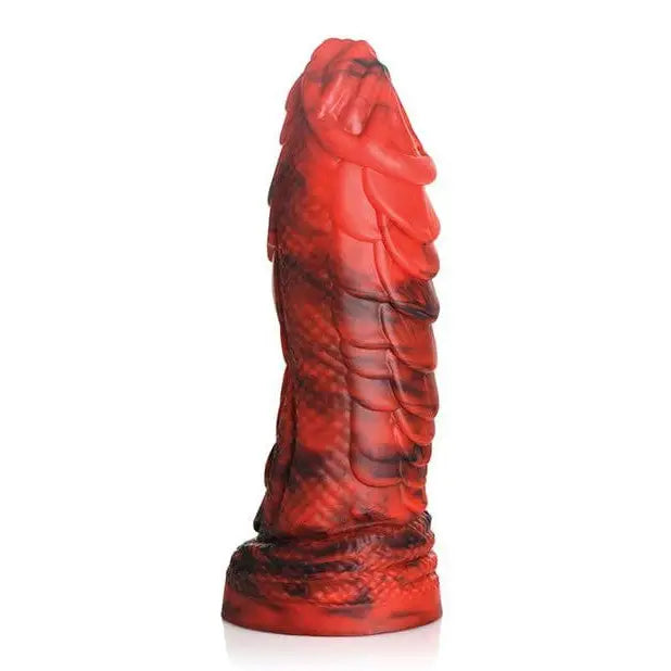 Creature Cocks Fantasy Dildo Red Creature Cocks Fire Dragon Scaly Silicone Dildo at the Haus of Shag