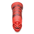 Creature Cocks Fire Dragon scaly silicone dildo with red textured and ridged surface