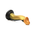 Creature Cocks Golden Mamba Silicone Dildo shaped like a gold snake vibrating device