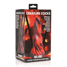 Creature Cocks Hell Kiss Twisted Tongues Silicone Dildo - Red - Fantasy Dildo