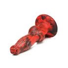 Creature Cocks Hell Wolf Thrusting & Vibrating Silicone Dildo - Red - Fantasy Vibrator