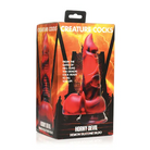 Creature Cocks Horny Devil Demon Silicone Dildo - Red - Fantasy Dildo