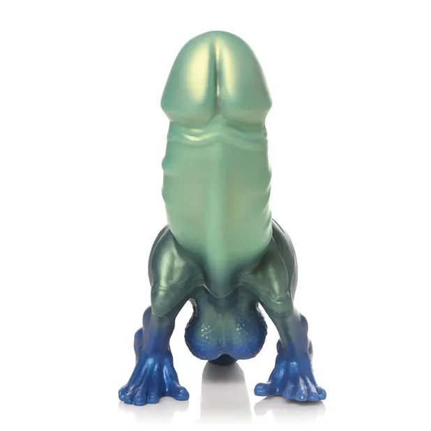 Creature Cocks Jurassic Cock Dinosaur Silicone Dildo - Green - Fantasy Dildo