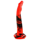 Creature Cocks King Cobra Silicone Dildo - Large / Red - Fantasy Dildo