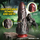 Creature Cocks King Kong Silicone Dildo - Red - Fantasy Dildo