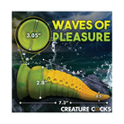 Creature Cocks Monstropus 2.0 Vibrating Tentacle Silicone Dildo - Yellow/Green - Vibrators