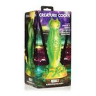 Creature Cocks Nebula Alien Silicone Dildo - Green - Fantasy Dildo