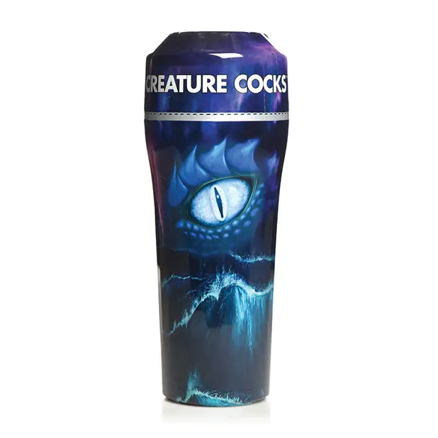 Creature Cocks Pussidon Sea Monster Stroker - Blue - Manual Stroker