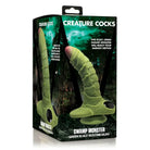 Creature Cocks Fantasy Dildo Green Creature Cocks Swamp Monster Scaly Silicone Dildo at the Haus of Shag