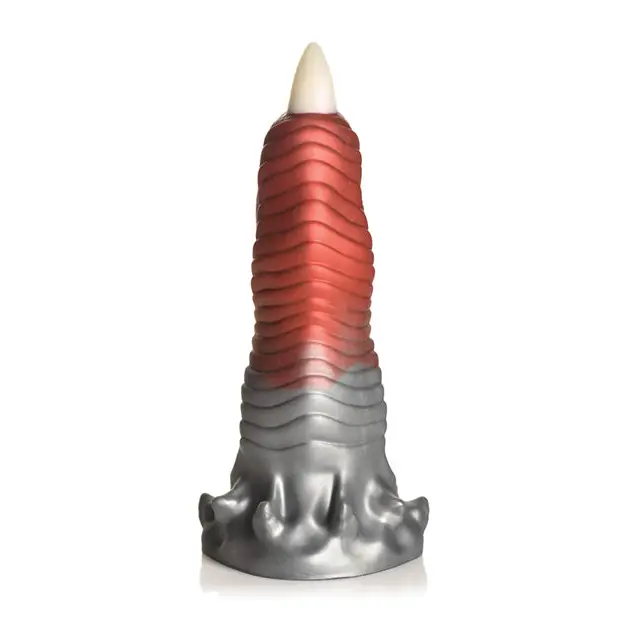 Creature Cocks Talon Silicone Dildo - Red - Fantasy Dildo