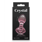 Crystal Flower - Pink - Butt Plug