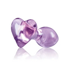 Crystal Heart - Black - Butt Plug