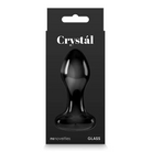 Crystal Heart - Black - Butt Plug