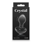 Crystal Heart - Black - Butt Plug