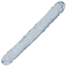 Crystal Jellies Jr. Double Dong - Clear - Double Ended Dildo