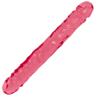 Crystal Jellies Jr. Double Dong - Pink - Double Ended Dildo