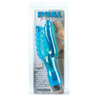 Crystalessence 5’ Dual Penetrator Blue plastic penis plug for enhanced pleasure