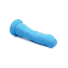 Blue silicone personal massager Curve Novelties Lollicock 7’ Silicone Dildo