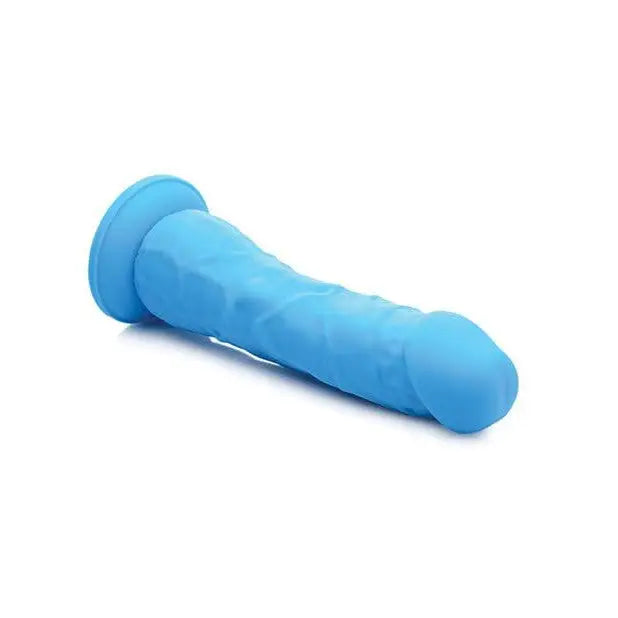 Blue silicone personal massager Curve Novelties Lollicock 7’ Silicone Dildo