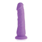 Curve Novelties Lollicock 7’ purple silicone dildo with rounded tip and flared base