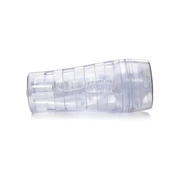 Clear Curve Novelties Mistress Courtney Diamond Deluxe Mouth Stroker with ridged exterior