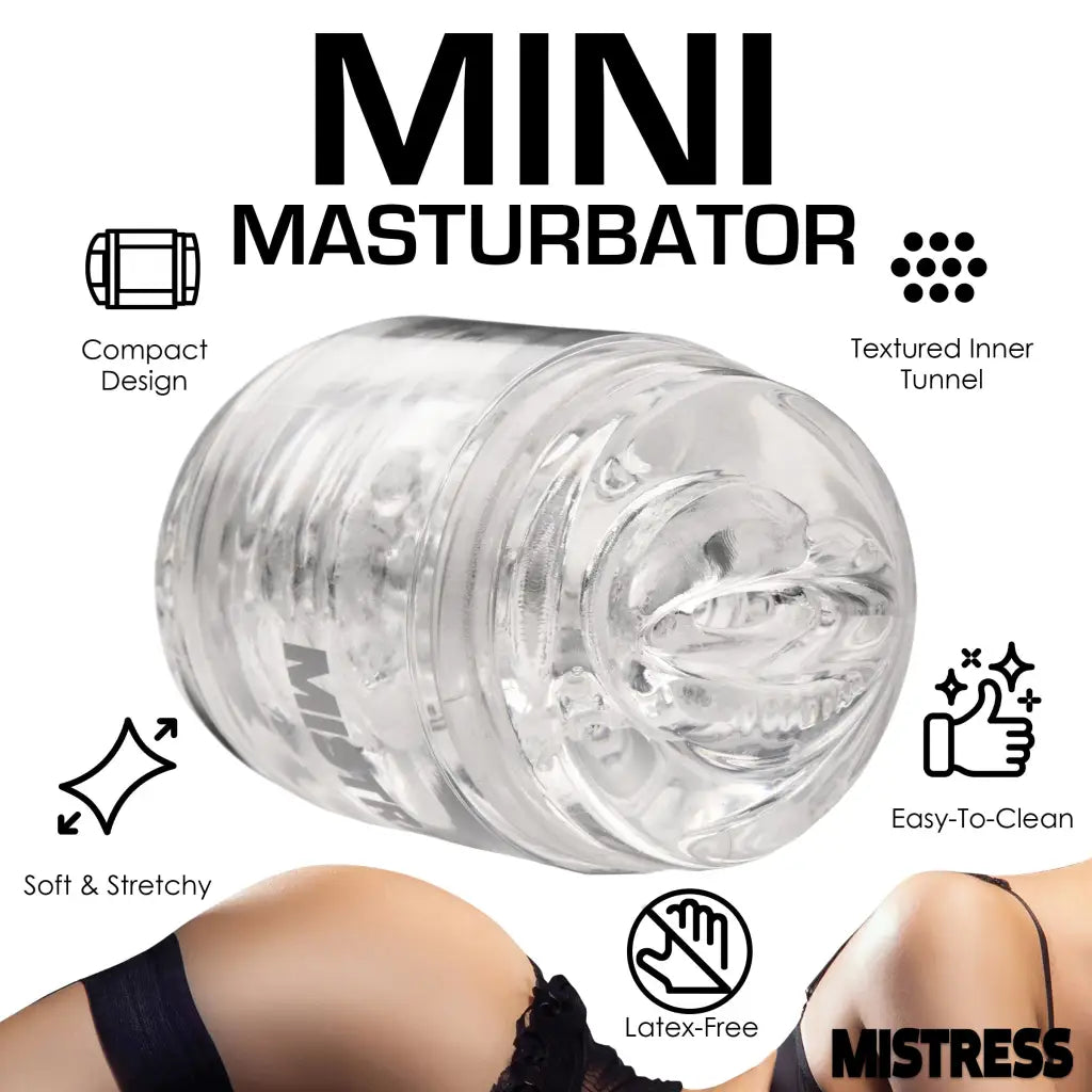 Curve Novelties Mistress Mini Double Stroker Ass & Mouth - Manual Stroker