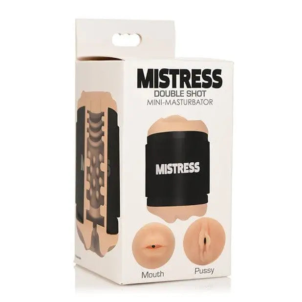 Curve Novelties Mistress Mini Double Stroker Mouth & Pussy with Misss Double Shot Vibratings