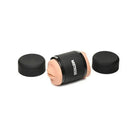 Curve Novelties Mistress Mini Double Stroker black plastic ear plugs with cover