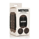 Curve Novelties Mistress Mini Double Stroker Pussy & Ass - Dark - Manual Stroker