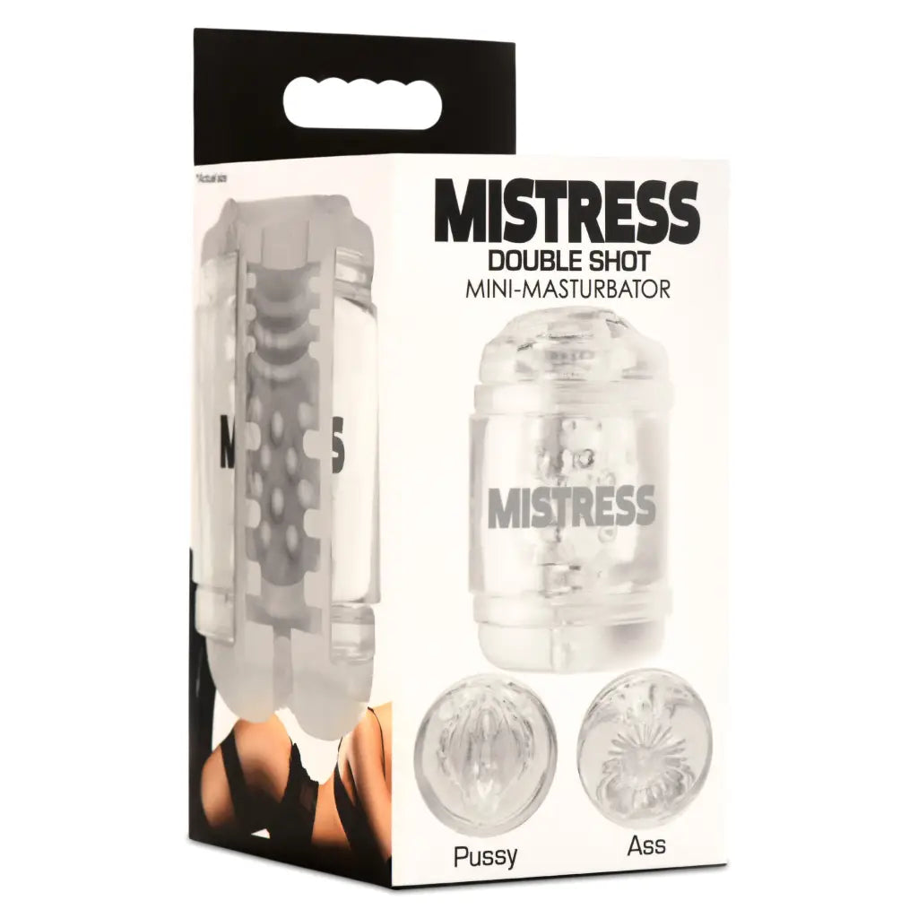 Curve Novelties Mistress Mini Double Stroker Pussy & Ass - Manual Stroker