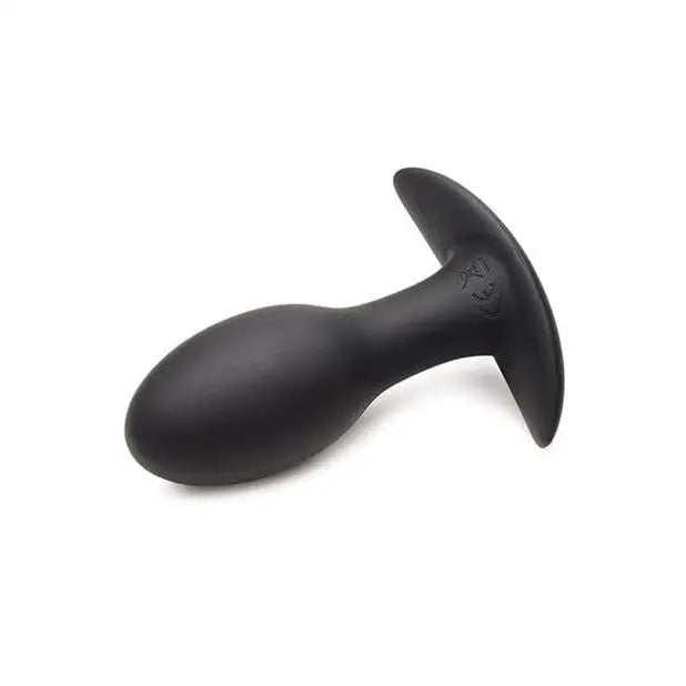 Curve Novelties Plug Curve Novelties Rooster Rumbler Vibrating Silicone Anal Plug - Black at the Haus of Shag