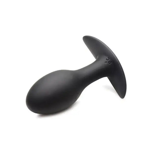 Curve Novelties Plug Curve Novelties Rooster Rumbler Vibrating Silicone Anal Plug - Black at the Haus of Shag